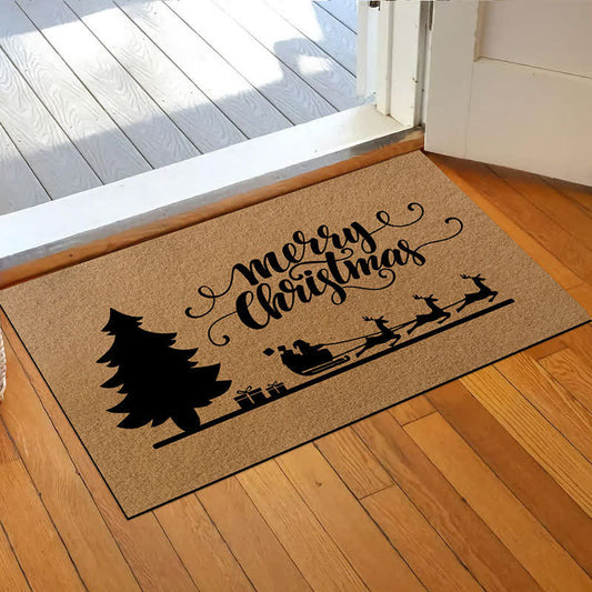 Christmas Motif Home Decor Anti-slip Rug - A - 23" x 35" - image 0