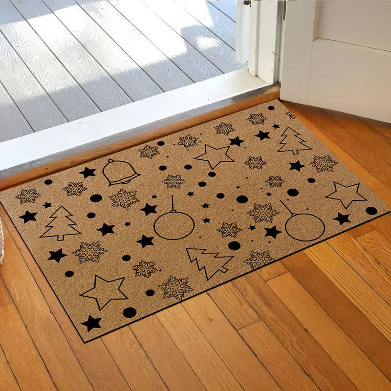 Christmas Motif Home Decor Anti-slip Rug - G - 23" x 35" - image 7