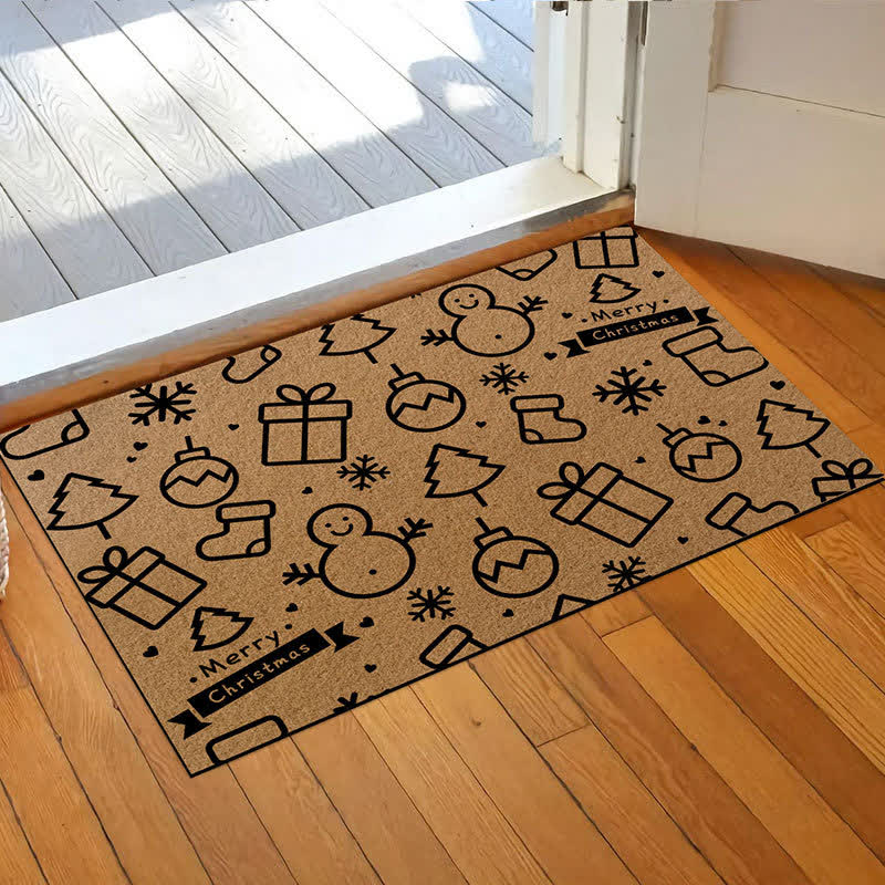 Christmas Motif Home Decor Anti-slip Rug - F - 23" x 35" - image 6