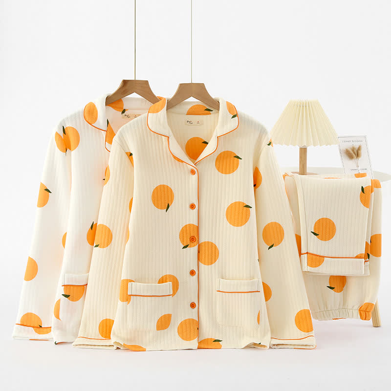 Air Cotton Rural Orange Loungewear Set - image 0