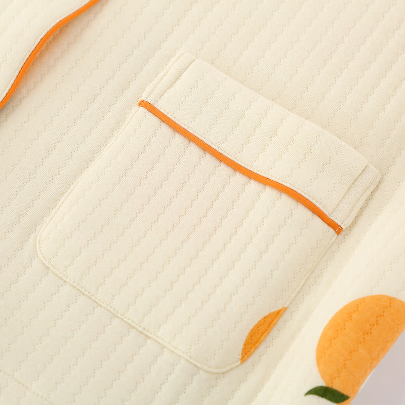 Air Cotton Rural Orange Loungewear Set - image 3