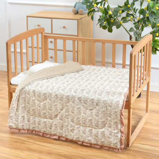 Pastoral Style Cotton Cozy Baby Quilt - Queen - image 0