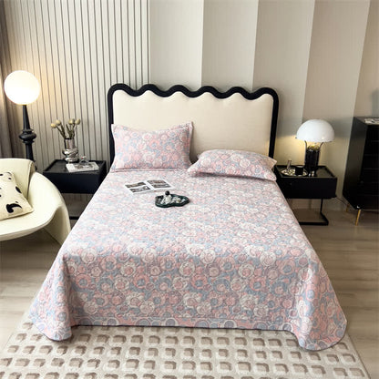 Cartoon Pig Cotton Gauze Quilted Coverlet - 2PCS Pillowcases - 19" x 29" - image 0