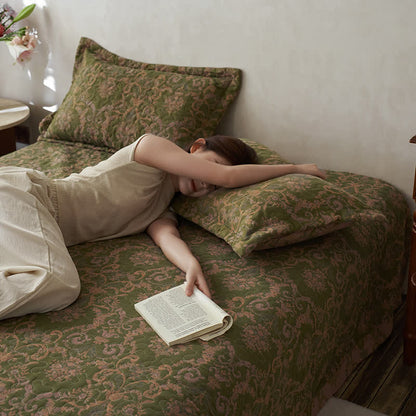 Quilted Double Layer Cotton Gauze Coverlet - image 4