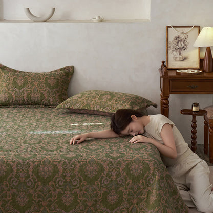 Quilted Double Layer Cotton Gauze Coverlet - image 1