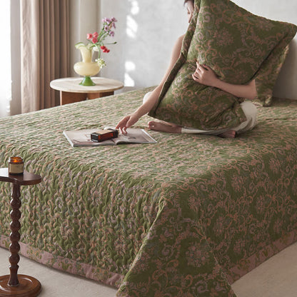 Quilted Double Layer Cotton Gauze Coverlet - image 6