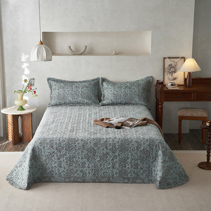 Leopard Print Double Layer Cotton Gauze Coverlet - 2PCS Pillowcases - 19" x 29" - image 0