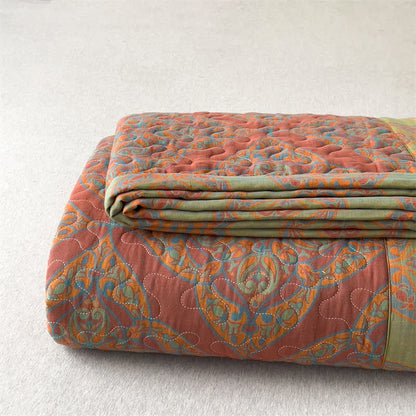 Yarn-dyed Jacquard Quilted Cotton Coverlet - image 10