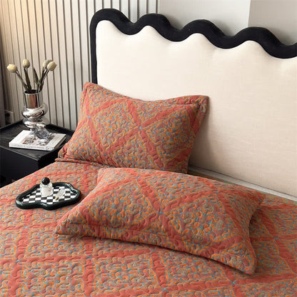 Yarn-dyed Jacquard Quilted Cotton Coverlet - image 7