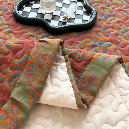 Yarn-dyed Jacquard Quilted Cotton Coverlet - image 8