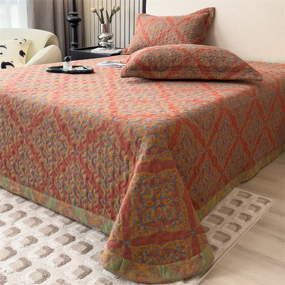 Yarn-dyed Jacquard Quilted Cotton Coverlet - image 4