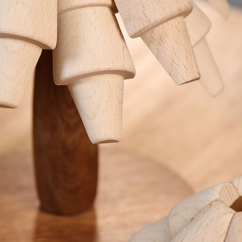 Christmas Tree Wooden Heat Insulation Placemat - image 2