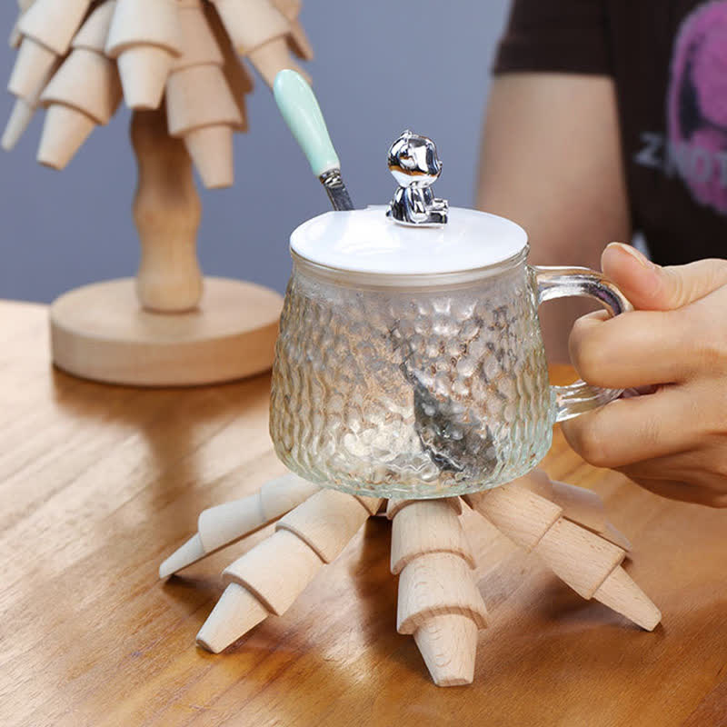 Christmas Tree Wooden Heat Insulation Placemat - image 4