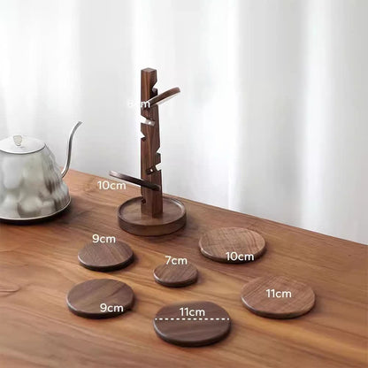 Tree Shape Wooden Home Decor Coaster - image 2