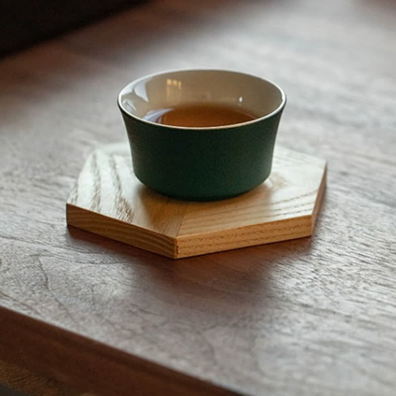 Hexagon Shape Wooden Placemat Coaster - image 7