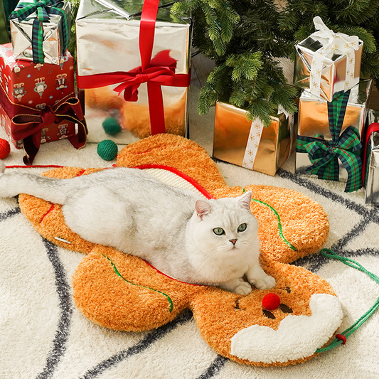 Christmas Gingerbread Man Soft Pet Pad - 28.7"W x 21.6"L - image 0