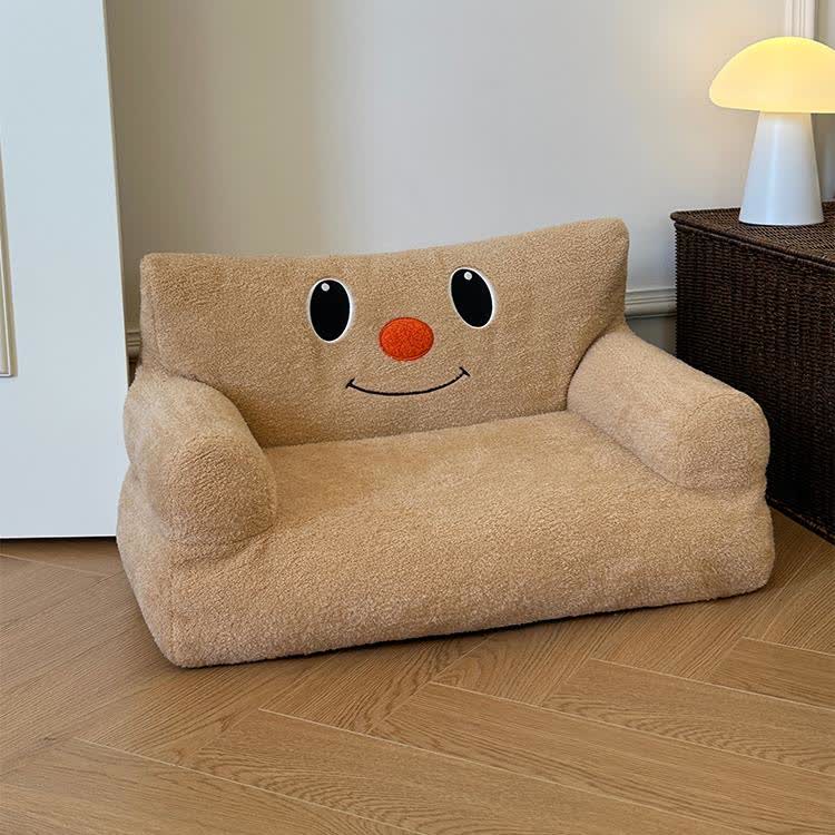 Cute Removable Washable Plush Pet Sofa Bed - image 2