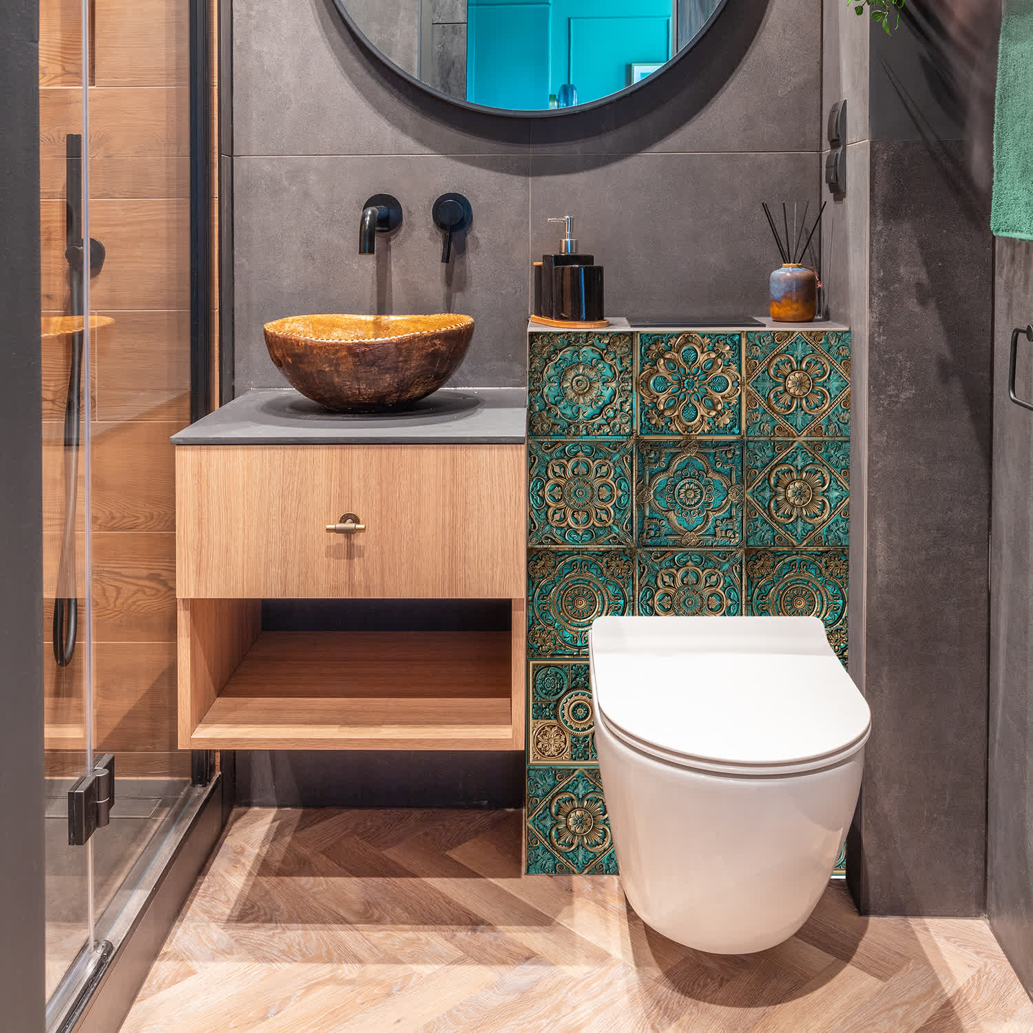 Vintage Mandala Waterproof Tile Stickers (10PCS) - image 3