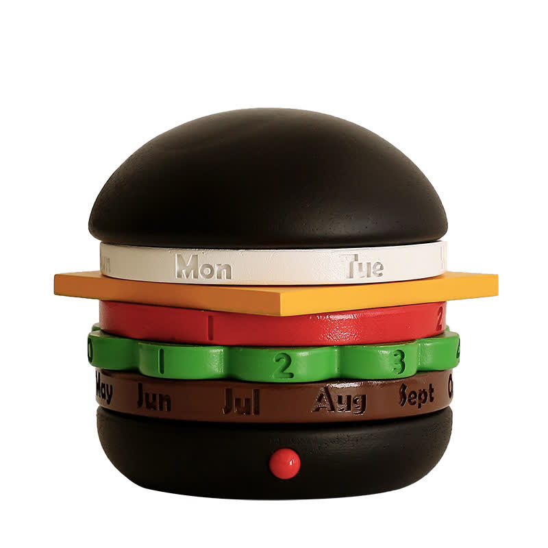 Hamburg Rotatable Calendar Home Decor Ornament - Black - image 2