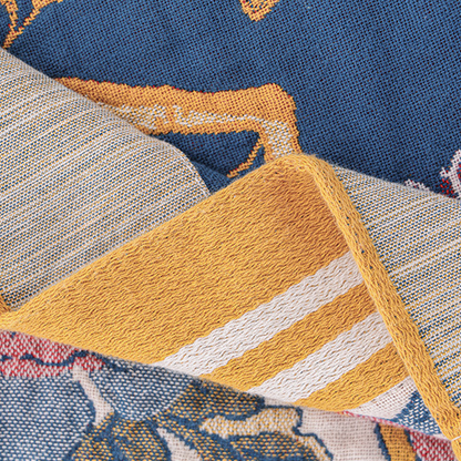 Blossoming Flower Cotton Gauze Lightweight Quilt - image 5