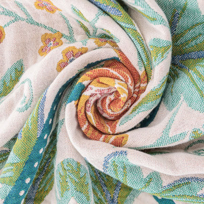 Refresh Flower Leaf  Cotton Gauze Quilt - image 3
