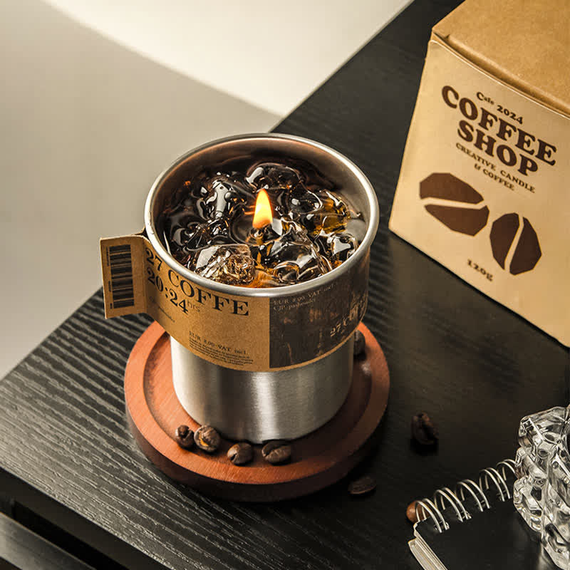 Coffee Scented Candle Gift Home Decor - image 3