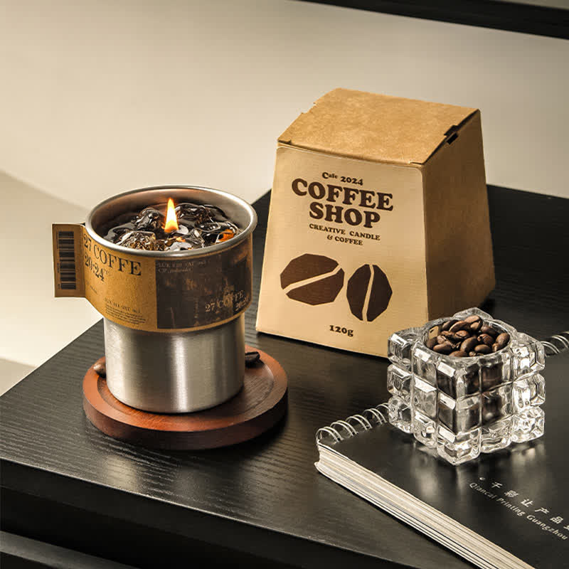 Coffee Scented Candle Gift Home Decor - image 2