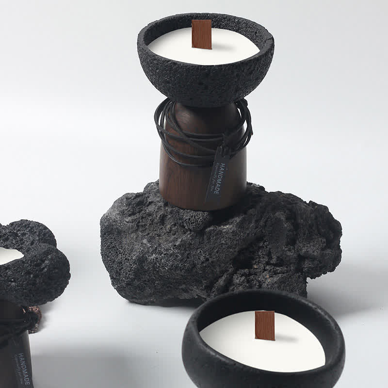 Simple Cement Textured Scented Candle - image 3