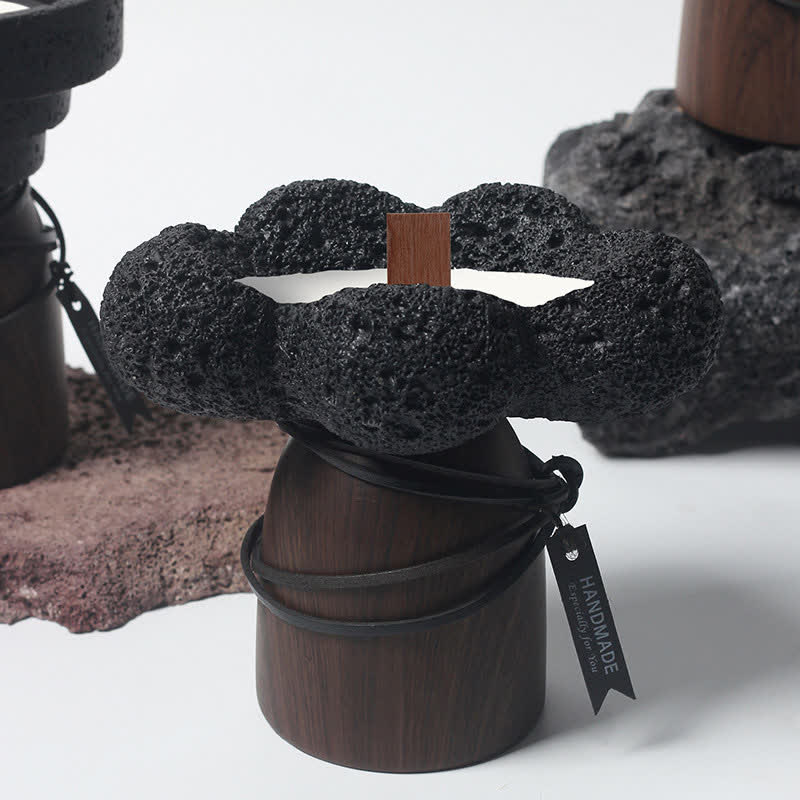 Simple Cement Textured Scented Candle - image 1