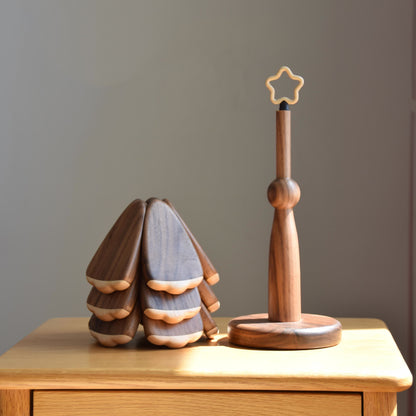 Christmas Tree Folding Coaster Table Mat - image 1