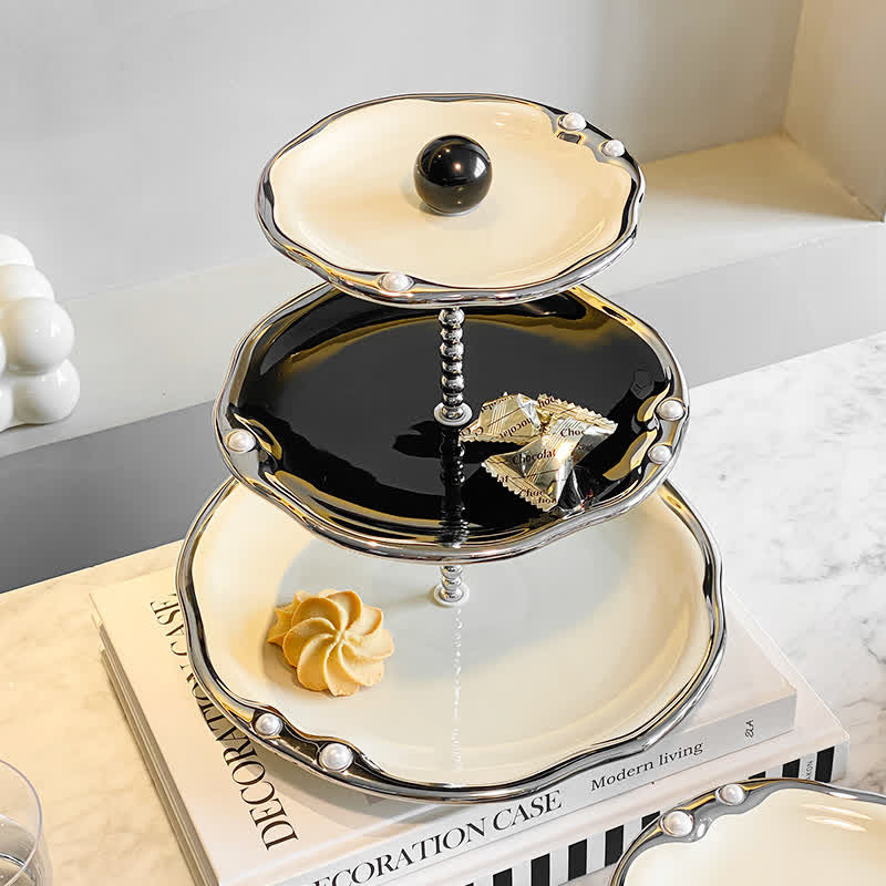 Multi-layer Ceramics Table Cupcake Stand - image 2