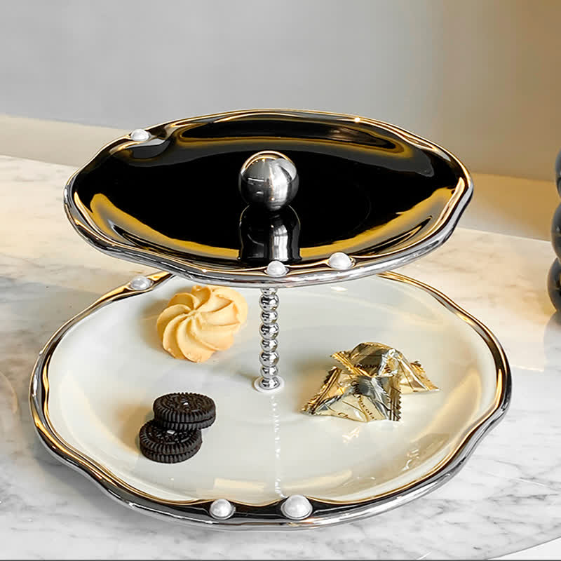 Multi-layer Ceramics Table Cupcake Stand - image 4