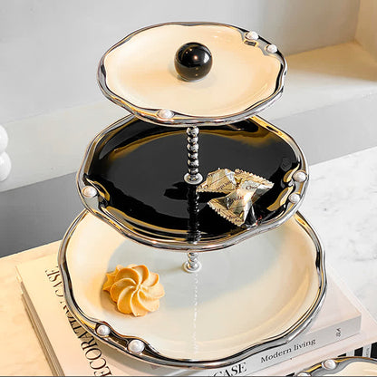 Multi-layer Ceramics Table Cupcake Stand - image 1