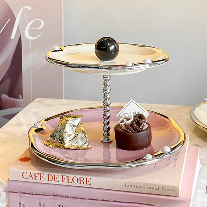 Multi-layer Ceramics Table Cupcake Stand - image 13