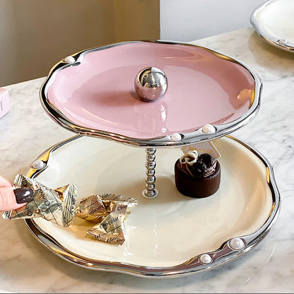 Multi-layer Ceramics Table Cupcake Stand - image 10