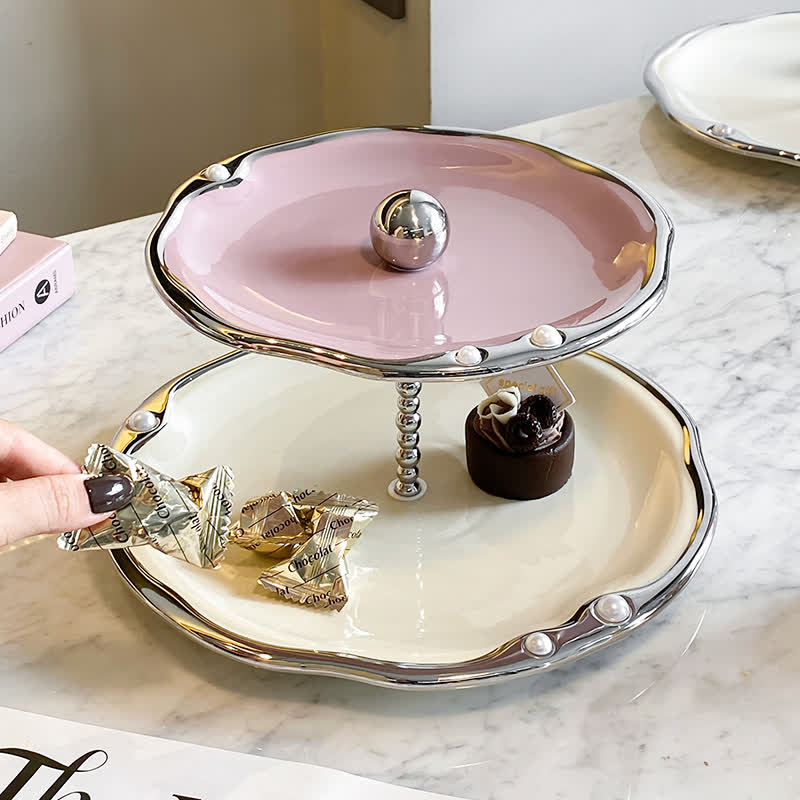 Multi-layer Ceramics Table Cupcake Stand - image 11