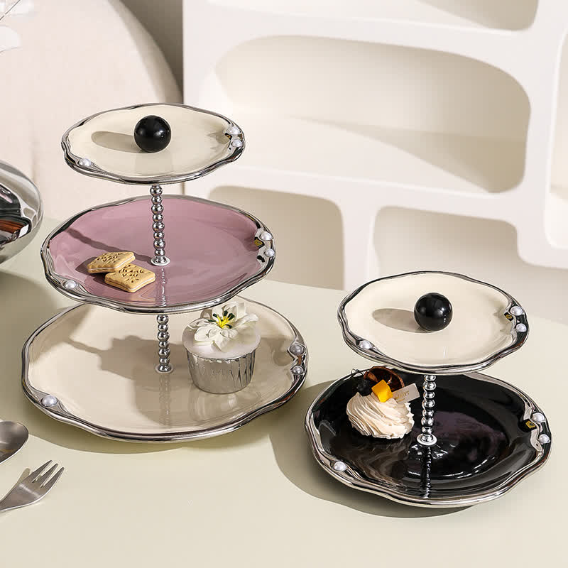 Multi-layer Ceramics Table Cupcake Stand - image 0