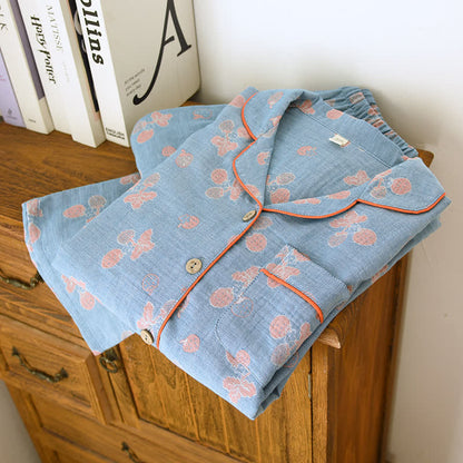 Refresh Strawberry Cotton Gauze Pajama Set - image 1