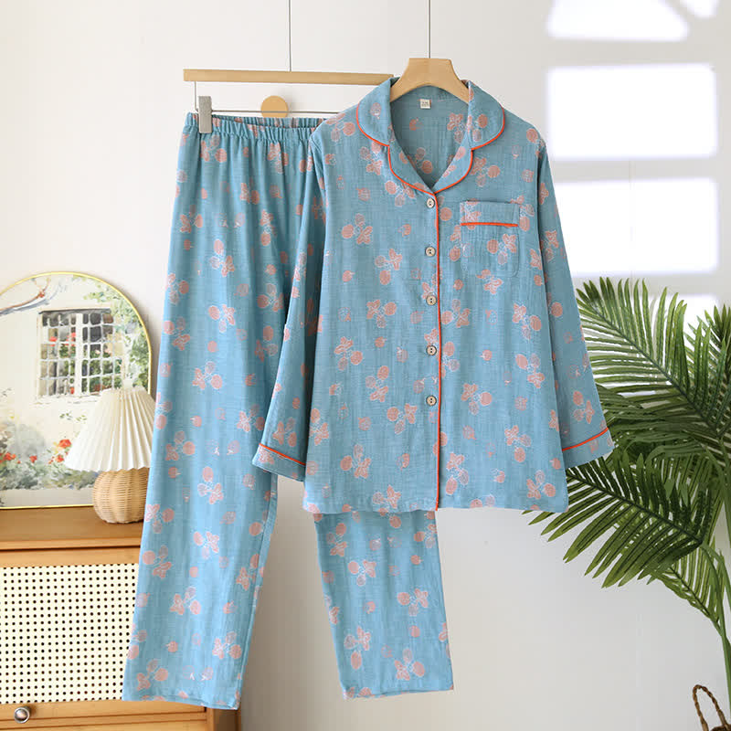Refresh Strawberry Cotton Gauze Pajama Set - 2XL - image 0