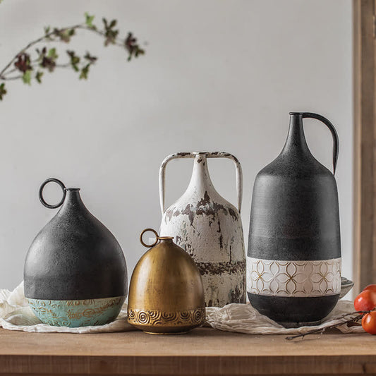 Vintage Home Decor Dried Flower Vase - image 0