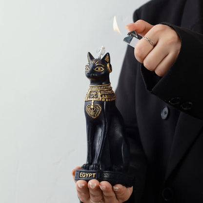 Egyptian Cat Home Decor Scented Candle - image 1