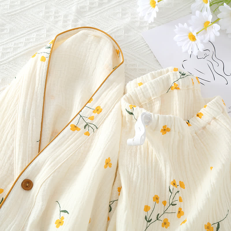 Refresh Floral Kimono Pajama Set - image 2