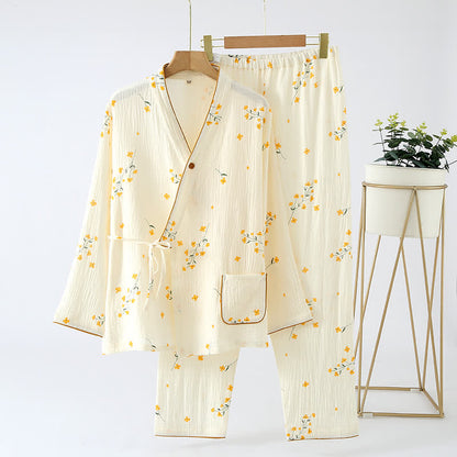 Refresh Floral Kimono Pajama Set - XL - image 0