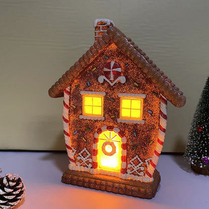 Christmas Glowing Gingerbread House Ornament - image 1