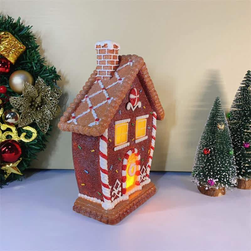 Christmas Glowing Gingerbread House Ornament - image 2