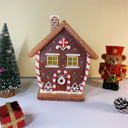 Christmas Glowing Gingerbread House Ornament - image 3