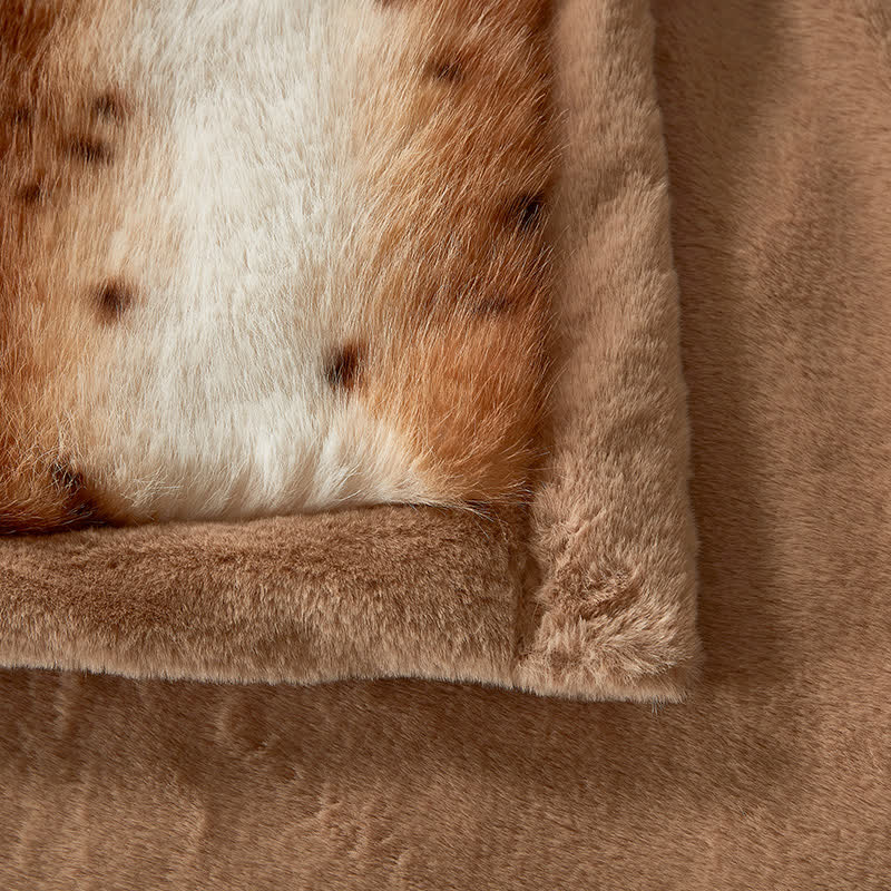 Luxurious Double Layer Faux Fur Throw Blanket - image 5