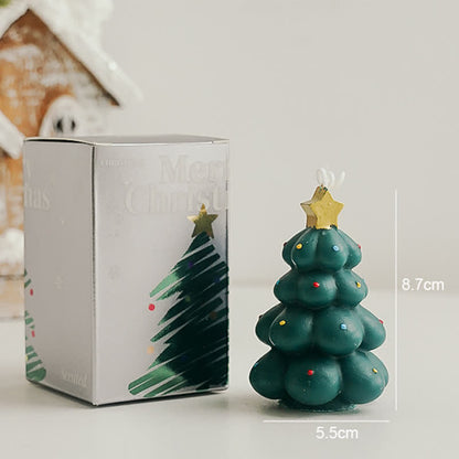Christmas Tree Home Decor Scented Candle - Green Chritmas Tree - Northland Cedar - image 5