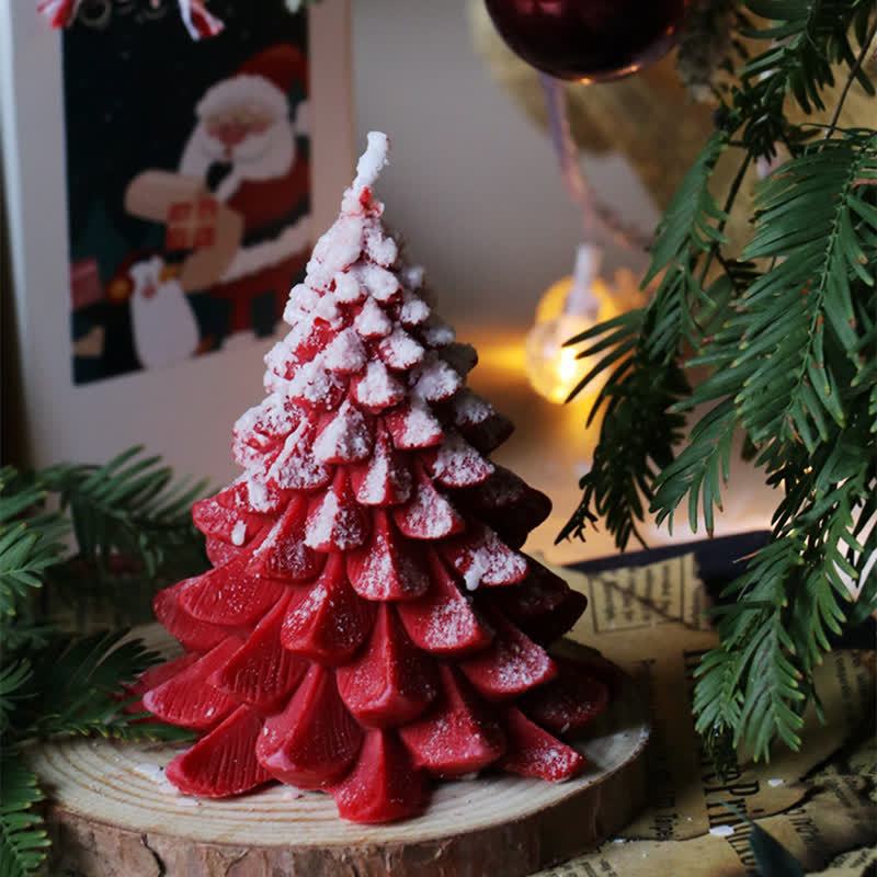 Christmas Tree Scented Candle Gift Ornament - Red Pine - English Pear Freesia - image 16
