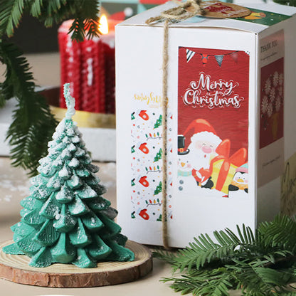 Christmas Tree Scented Candle Gift Ornament - Green Pine - English Pear Freesia - image 15